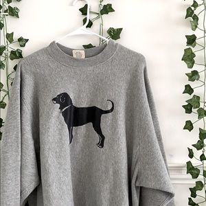 black dog grey crewneck